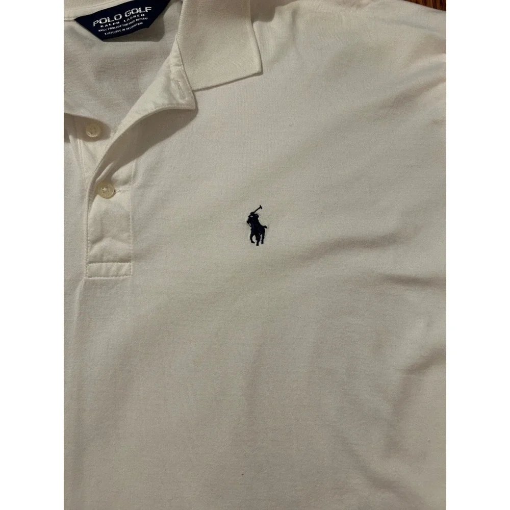 Polo Golf Ralph Lauren Shirt Short Sleeves size XL 100% Pima Cotton Made in Peru